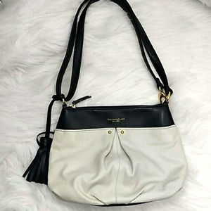 Tignanello leather zip top shoulder bag